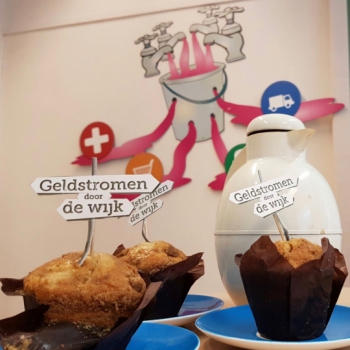 Geldstromen door de Wijk - Koffiepot en muffins